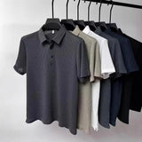 Men's Slim Fit Polo Shirt Casual Short Sleeve Summer Wear