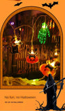 Halloween LED Pumpkin String Lights Outdoor Hanging Decor Garland
