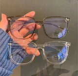 Unisex Square Blue Light Blocking Glasses for Computer Use