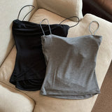 Women's Built-In Bra Spaghetti Strap Summer Camisole Top