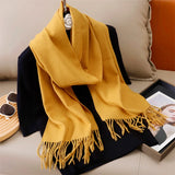 Women's Winter Cashmere Scarf Warm Pashmina Shawl Wrap