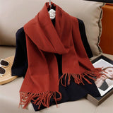 Women's Winter Cashmere Scarf Warm Pashmina Shawl Wrap