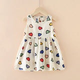 Girls Sleeveless Princess Dress Cute Summer Casual Outfit