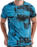 Hot-selling t-shirts for men graffiti pattern casual fashion