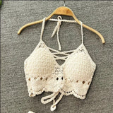 Crop Tops Retro Wild Hollow Tassel Sexy Women