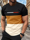 Summer New Style Men's T-shirt Casual Fashion 3D Letter