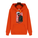 Men's high-end quality top Naruto handsome pattern print Autumn Winter thick warm clothing outdoor sports hoodie