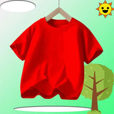 Mickey Minnie Summer Children's Pure Cotton Short-Sleeved