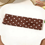 Retro Polka Dot Wide Headband for Women Yoga & Fashion Wear
