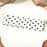 Retro Polka Dot Wide Headband for Women Yoga & Fashion Wear
