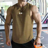 Men's Quick-Dry Sleeveless Fitness Basketball Tank Top
