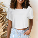 Crew Neck Fashion Women T Shirt Street Casual T-Shirt