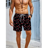 3D Funny Leopard Camouflage-Print Beach Shorts For Men