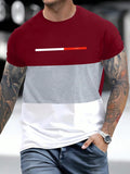 Summer New Style Men's T-shirt Casual Fashion 3D Letter