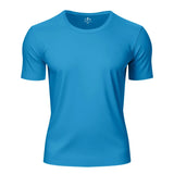 Men's Soft Cotton Dry-Fit Pull-On  Workout Crew Neck T-Shirts for Men (S-4XL Size)