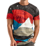 Men's Oversized T-Shirts Summer Fashion  Round Neck T-Shirt