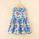 Girls Sleeveless Princess Dress Cute Summer Casual Outfit