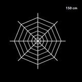 Huge Black Plush Spider Halloween Props (50-200cm Decor for Party Web)