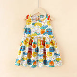 Girls Sleeveless Princess Dress Cute Summer Casual Outfit