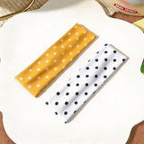 Retro Polka Dot Wide Headband for Women Yoga & Fashion Wear