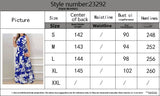 Hanging Neck Lace-up Printed Ruffle Dress Casual Sleeveless