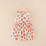 Girls Sleeveless Princess Dress Cute Summer Casual Outfit