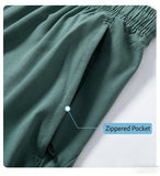 Men’s Quick-Dry Athletic Running Shorts with Pockets