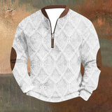 Men’s Patchwork Windbreaker – Stand Collar Long Sleeve Casual Jacket