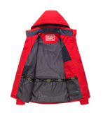 Men's Lightweight Waterproof Casual Windbreaker Outdoor Mountaineering Jacket With Hoodie