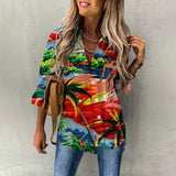 Women's 3d Dogs Cat Print T-Shirt Fashion Womens Tees Tops