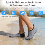 1 Pair of Unisex Quick-Dry Aqua Socks Swim Beach Barefoot Yoga Exercise Sport Wear