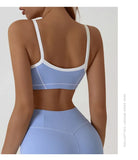 Women's Shock Absorbing Sports Bra Breathable Yoga Gym Top
