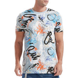 Men's Oversized T-Shirts Summer Fashion  Round Neck T-Shirt