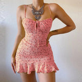 Women's Floral Slip Dress Casual Summer Homewear Style