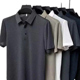Men's Slim Fit Polo Shirt Casual Short Sleeve Summer Wear