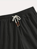 Men's Casual Pants & Beach Shorts, Breathable Textured Fabric