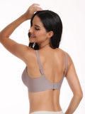 Women's Underwear Wire-Free Seamless Deep-V Full-Cup Bra