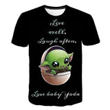 Men's Star Wars Anime Kids Boys Short Sleeve T-Shirt Casual