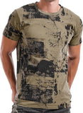 Hot-selling t-shirts for men graffiti pattern casual fashion