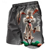 3D Patrick Star Swim Shorts Quick Dry Beachwear Unisex