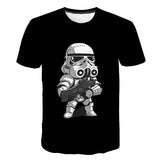 Men's Star Wars Anime Kids Boys Short Sleeve T-Shirt Casual