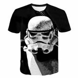Men's Star Wars Anime Kids Boys Short Sleeve T-Shirt Casual