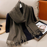 Women's Winter Cashmere Scarf Warm Pashmina Shawl Wrap