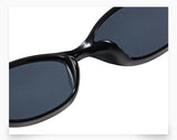 Women's Leopard Retro Oval Sunglasses Small Frame UV Eyewear