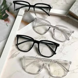 Unisex Square Blue Light Blocking Glasses for Computer Use