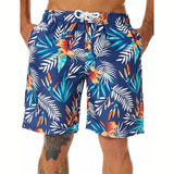 Summer New 3d Printed Flower Beach Shorts Men Tropical