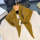 Womens Wool Winter Scarf Long Warm Cashmere Hijab Shawl Wrap