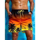 3D Patrick Star Swim Shorts Quick Dry Beachwear Unisex