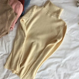Women’s Ribbed Turtleneck Sweater Long Sleeve Warm Knit