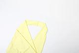 Women's Deep V Neck High Slit Backless Maxi Dress for Summer